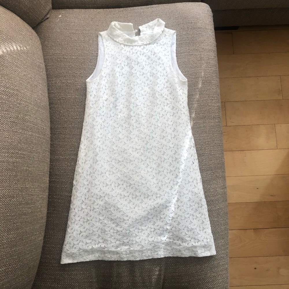 Zara white mini dress